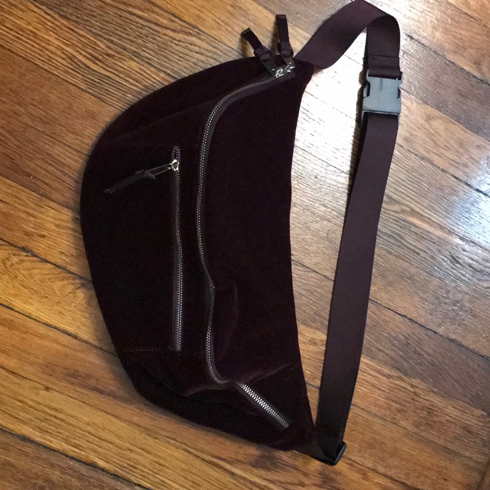 Oversized Velvet Fanny Pack